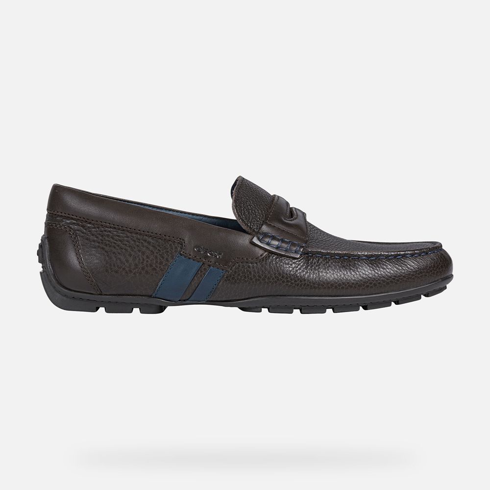 Geox Loafers Dark Brown Moner - Geox Mens Shoes - QSMIVC519